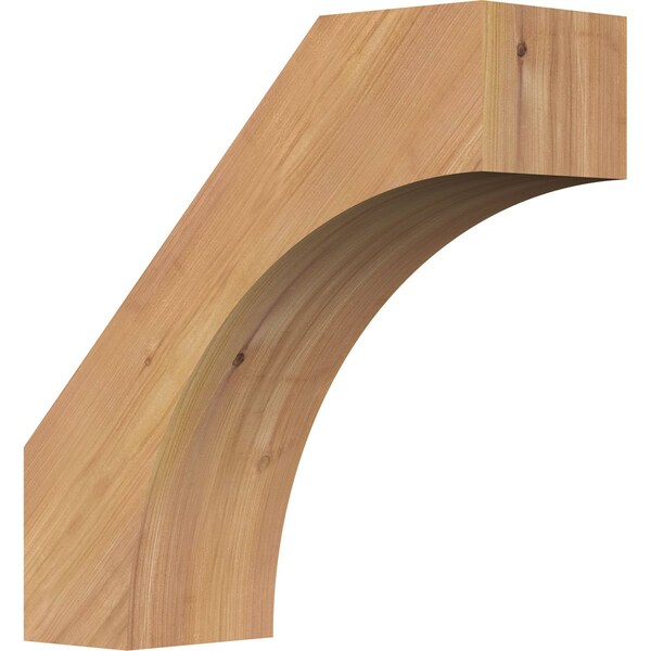 Ekena Millwork 5 1/2"W x 16"D x 16"H Westlake Smooth Knee Brace, Western Red Cedar BRC06X16X16WTL00SWR - main